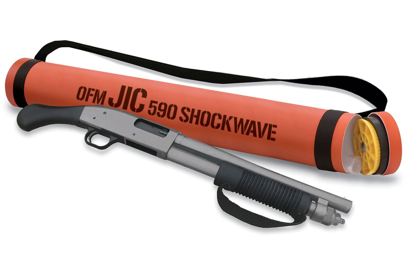 Mossberg 590 Shockwave JIC 12 Gauge 3in Stainless Pump Firea