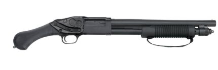 Mossberg 590 Shockwave Laser 20 Gauge 3in Saddle Black Pump Action Firearm – 14.38in
