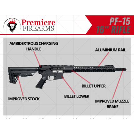 Diamondback Firearms DBX CF 5.7x28mm 8in Black Hard Coat Anodized Modern Sporting Pistol – 20+1 Rounds
