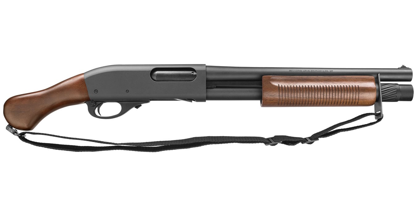 Remington Tac-14 Hardwood Matte Blue 12 Gauge 3in Pump Actio