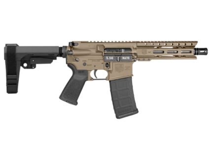 Diamondback Firearms Carbon DB15 5.56mm NATO 10in FDE Cerakote Modern Sporting Pistol – 30+1 Rounds