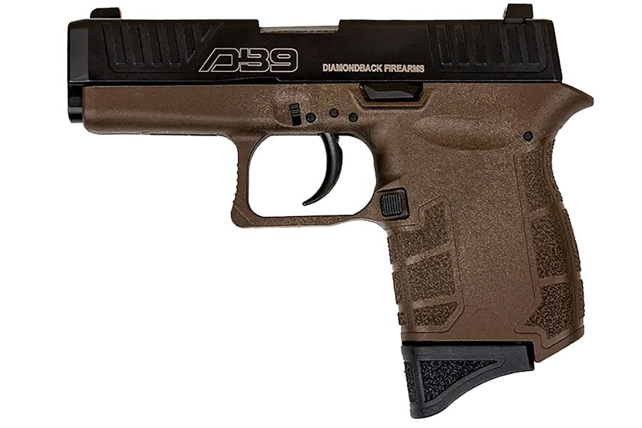 Diamondback DB9 9mm Luger 3in Black/Pink Cerakote Pistol - 6