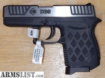 Diamondback DB9 9mm Luger 3in Stainless/Black Pistol – 6+1 Rounds