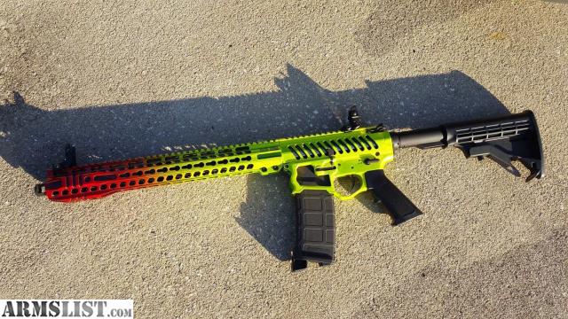 F1 Firearms UDP-9 Skeletonized Mermaid AR-9 Pistol 17 RD 9mm