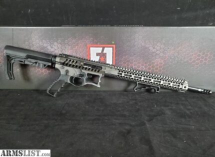 F1 BDRX-15 223 Wylde, 7.5″ Barrel, Tippmann Brace, XS7M Handguard, Green Galaxy, 30rd