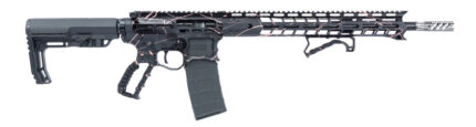 F1 Firearms Bdrx-15 .223 Wylde, 16″ Barrel, Black/ Red Splash , 30rd