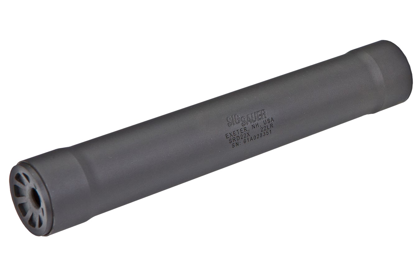 Sig Sauer SRD22X Black .22LR Supressor 1/2×28 – 22lr
