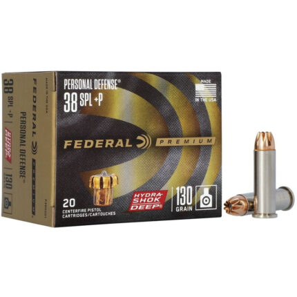 Federal Personal Defense Punch 38 Special +P Ammo 120 Gra…