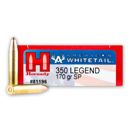 Hornady American Whitetail 350 Legend Ammo 170 Grain Horn…