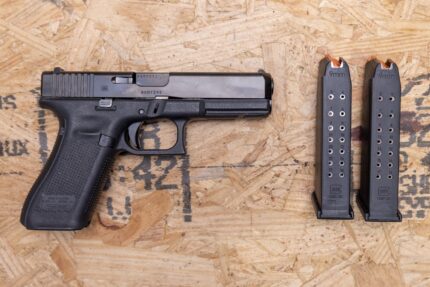 Glock 17 Gen5 9mm 17rd 4.49″ Pistol PA1750203 – 9mm