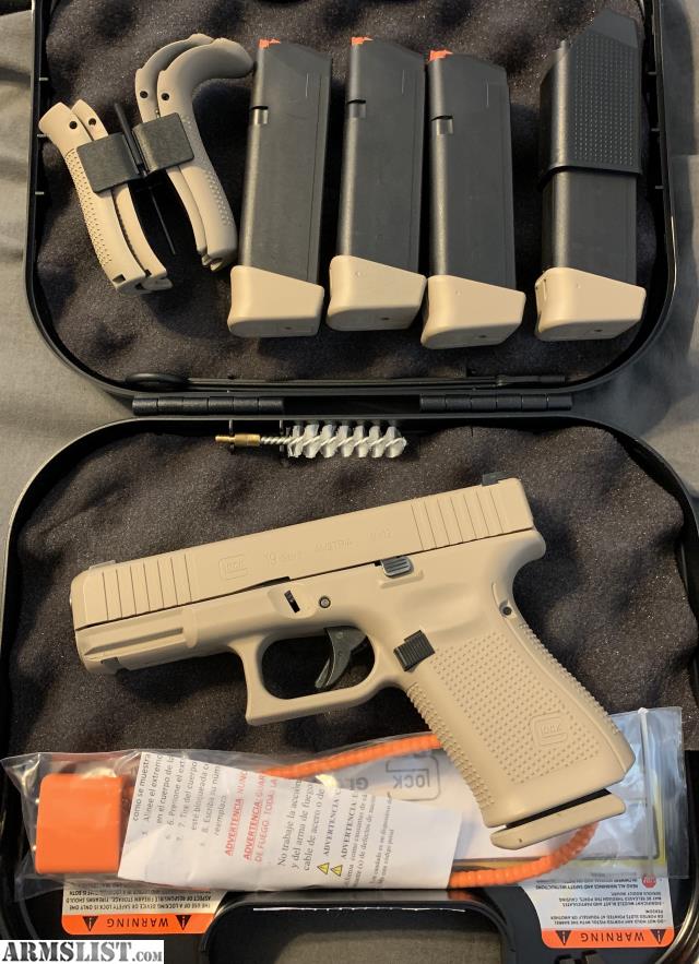 Glock 19 Gen 5 FDE 9mm Handgun 4″ 15+1 PA195S203FDE - 9mm