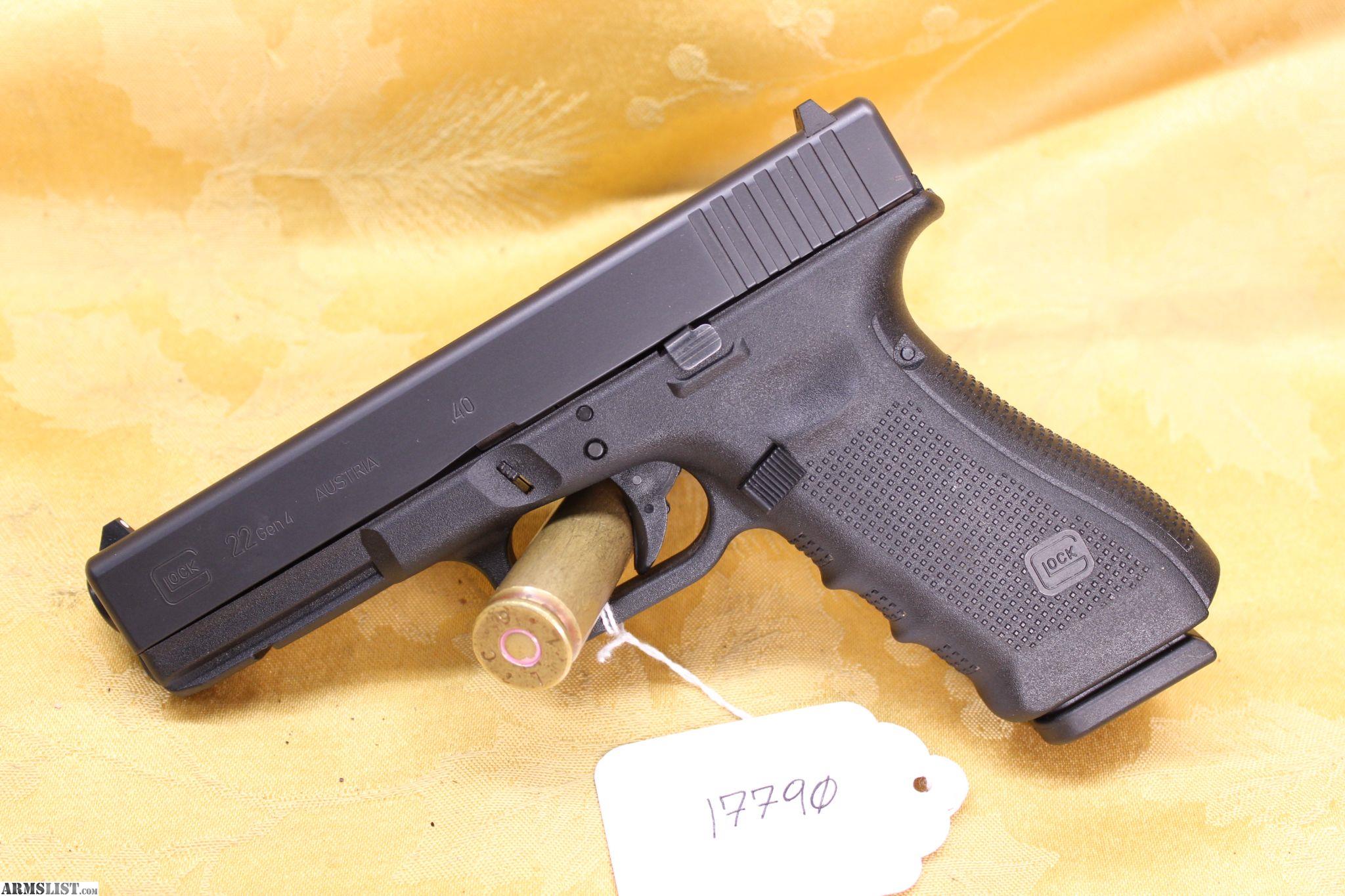 Glock 22 Gen4 .40 S&amp;W Full-size Pistol G22 - .40