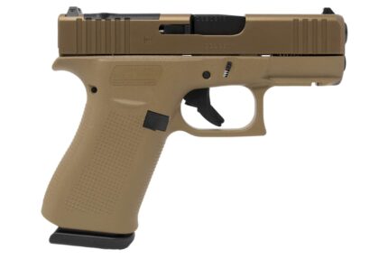 Glock 43X 9mm 10rd 3.41″ Pistol Black/Silver PVD PX435SL2…