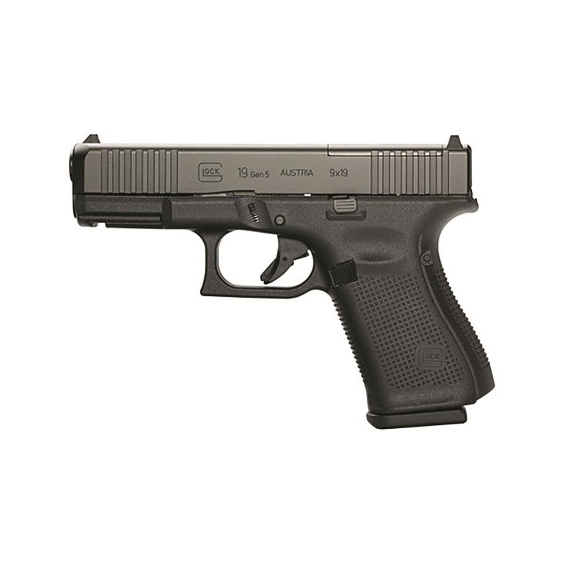 Glock 19 Gen 6 MOS 9mm 4.02" Barrel 10-Rounds - 9mm