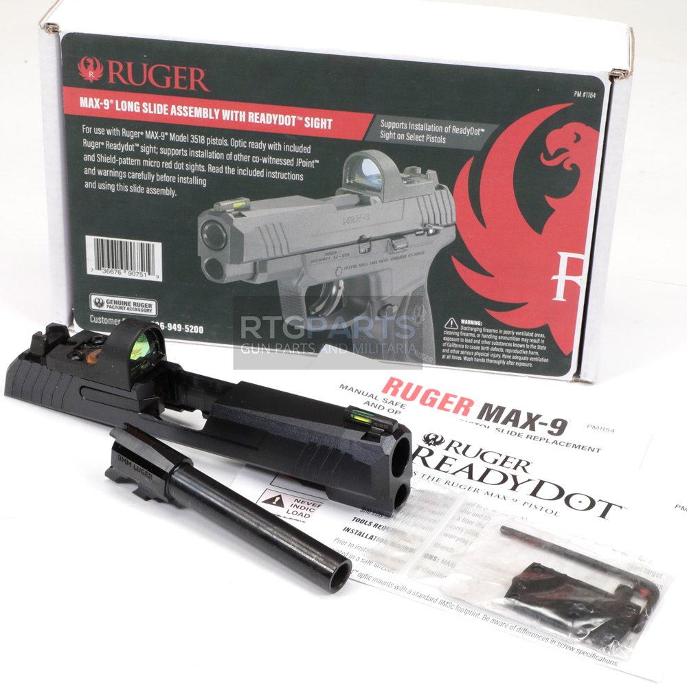 Ruger MAX-9 Long Slide Assembly 4" Barrel w/ Ruger ReadyDot