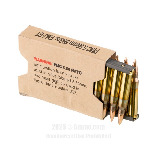 PMC Ammunition X-Tac Brass 556 Ammo 62-Grain 20-Rounds Li...