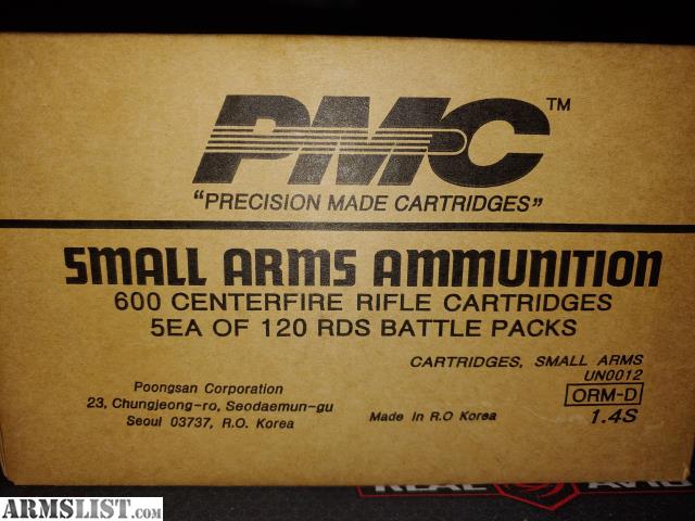 PMC X-Tac Battle Pack Brass 5.56 NATO 62-Grain 120-Rounds...