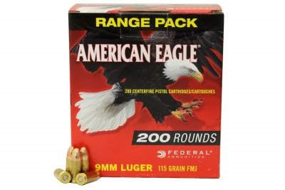 Federal American Eagle Brass 9mm 147 Grain 50-Rounds FMJ …